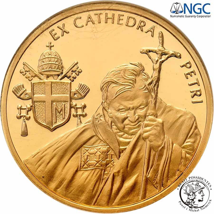 Malta 2500 lirów 2004 Jan Paweł II Ex Catedra Petri NGC PF69 ULTRA CAMEO (MAX)
